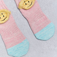 Kapital 60 Yarns Grandrelle Ivy Smiley Socks, Pink