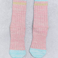 Kapital 60 Yarns Grandrelle Ivy Smiley Socks, Pink