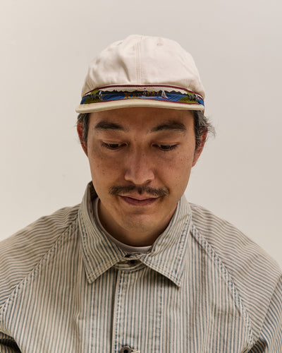 Kapital Chino Brimfield Cap, Guiding Light, Ecruxbe