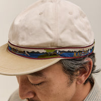 Kapital Chino Brimfield Cap, Guiding Light, Ecruxbe