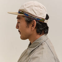 Kapital Chino Brimfield Cap, Guiding Light, Ecruxbe