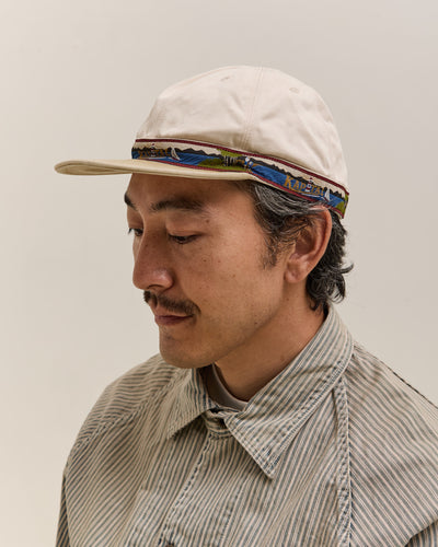 Kapital Chino Brimfield Cap, Guiding Light, Ecruxbe