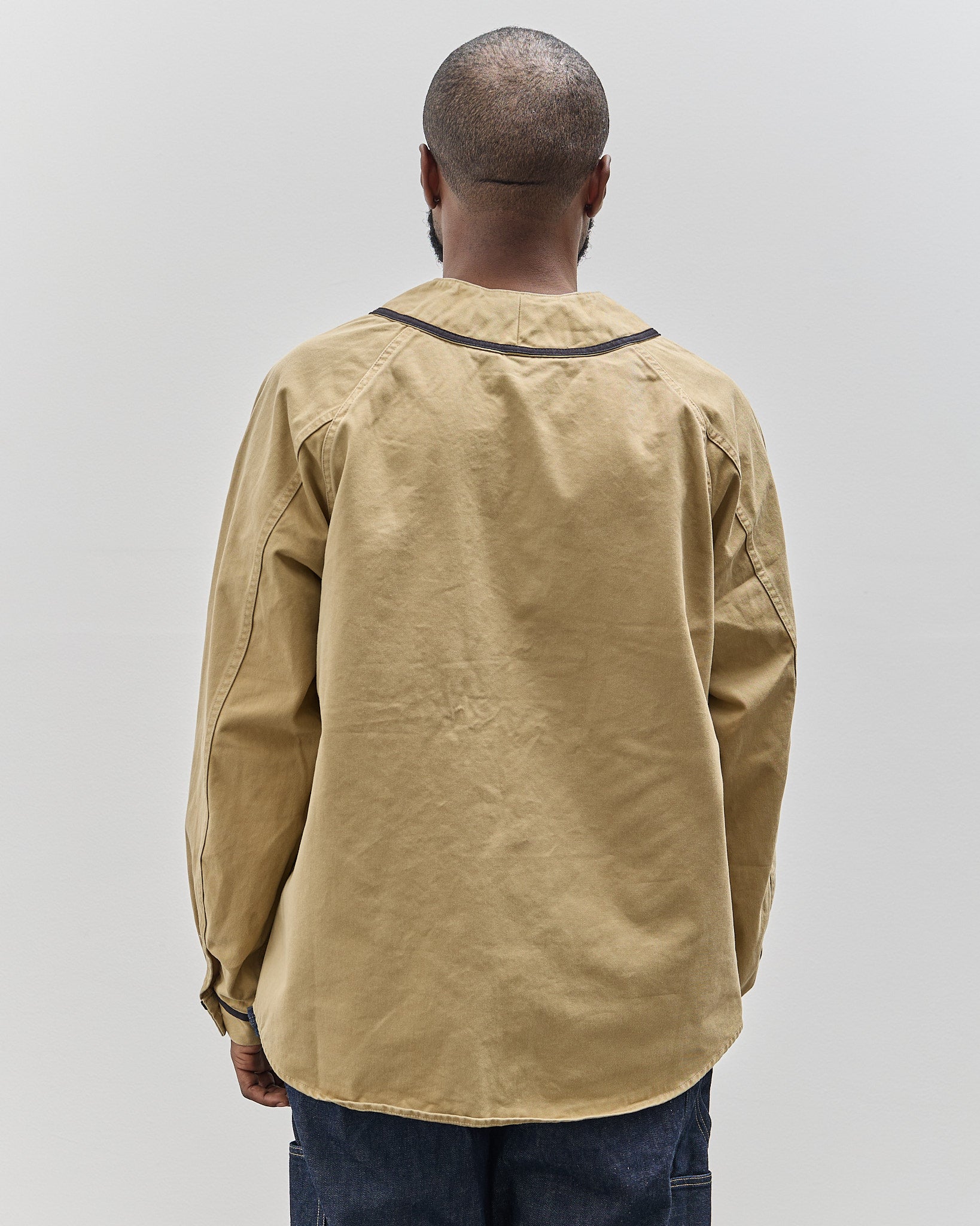 Kapital Kountry Unisex Damaged Baseball Long Sleeve Shirt
