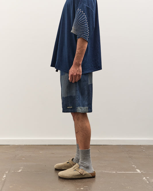 Kapital TUGIHAGI EASY Short Pants, Navy