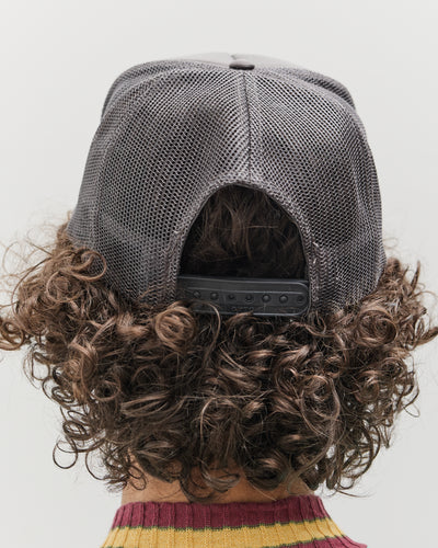Kapital DENIM REPAIR SERVICE Track Cap, GRYxBlack