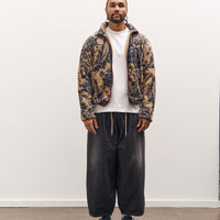 Kapital Damascus Fleece Zip Blouson, Virgin Maria, Beige