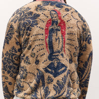 Kapital Damascus Fleece Zip Blouson, Virgin Maria, Beige