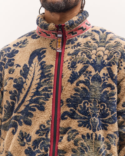 Kapital Damascus Fleece Zip Blouson, Virgin Maria, Beige