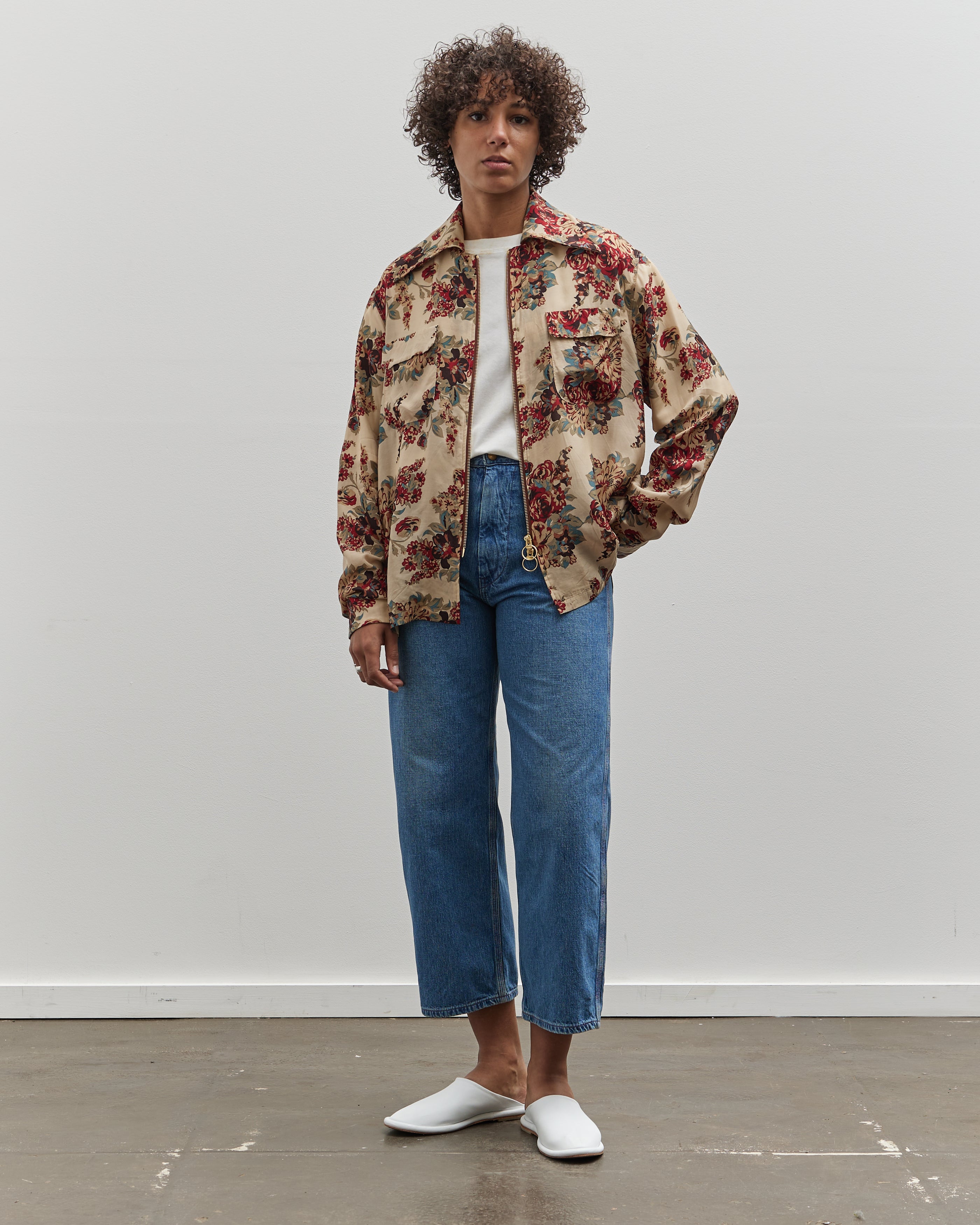 Kapital Drizzle Open Collar Shirt, Ecru Champetre Maria – Glasswing