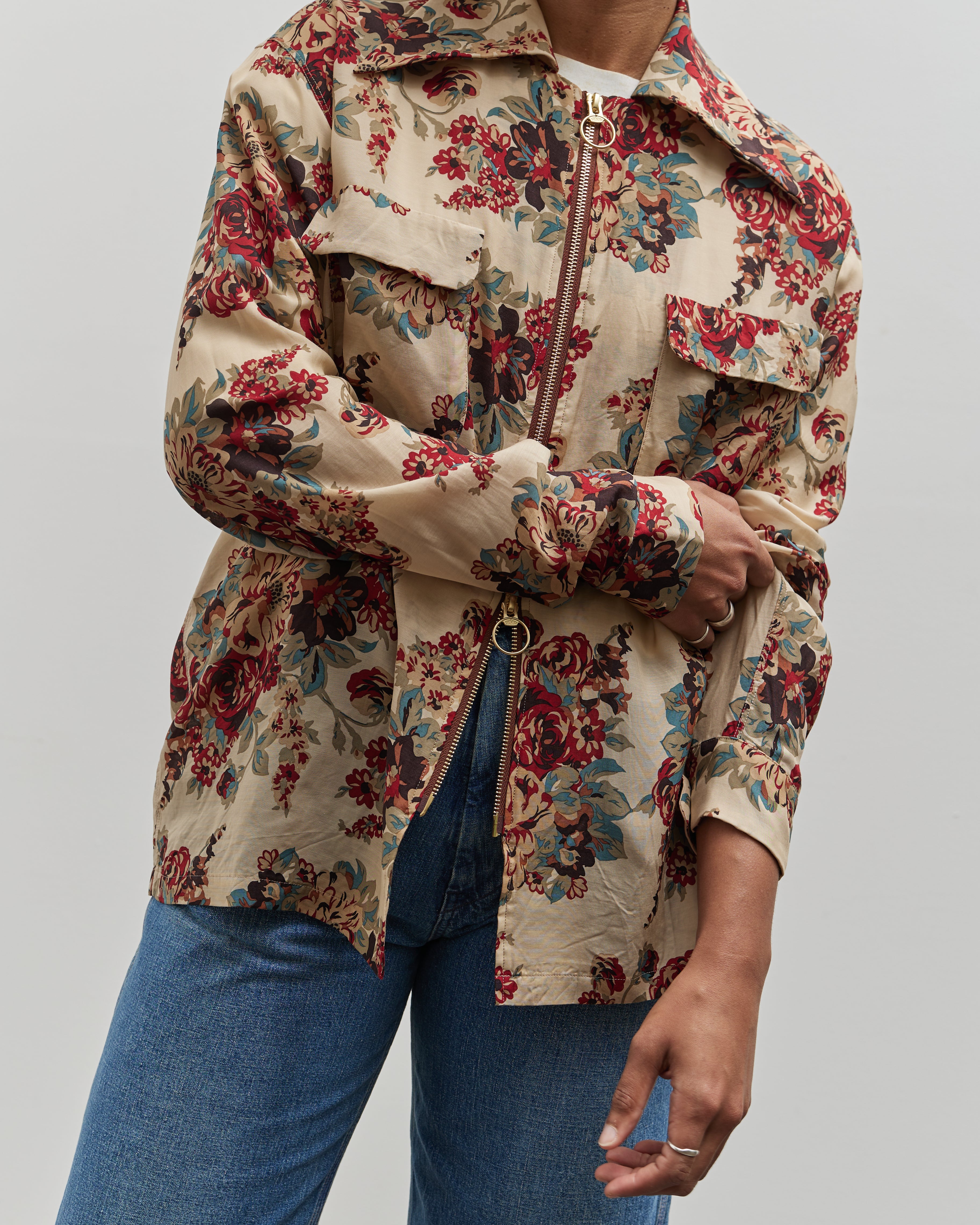 Kapital Drizzle Open Collar Shirt, Ecru Champetre Maria – Glasswing