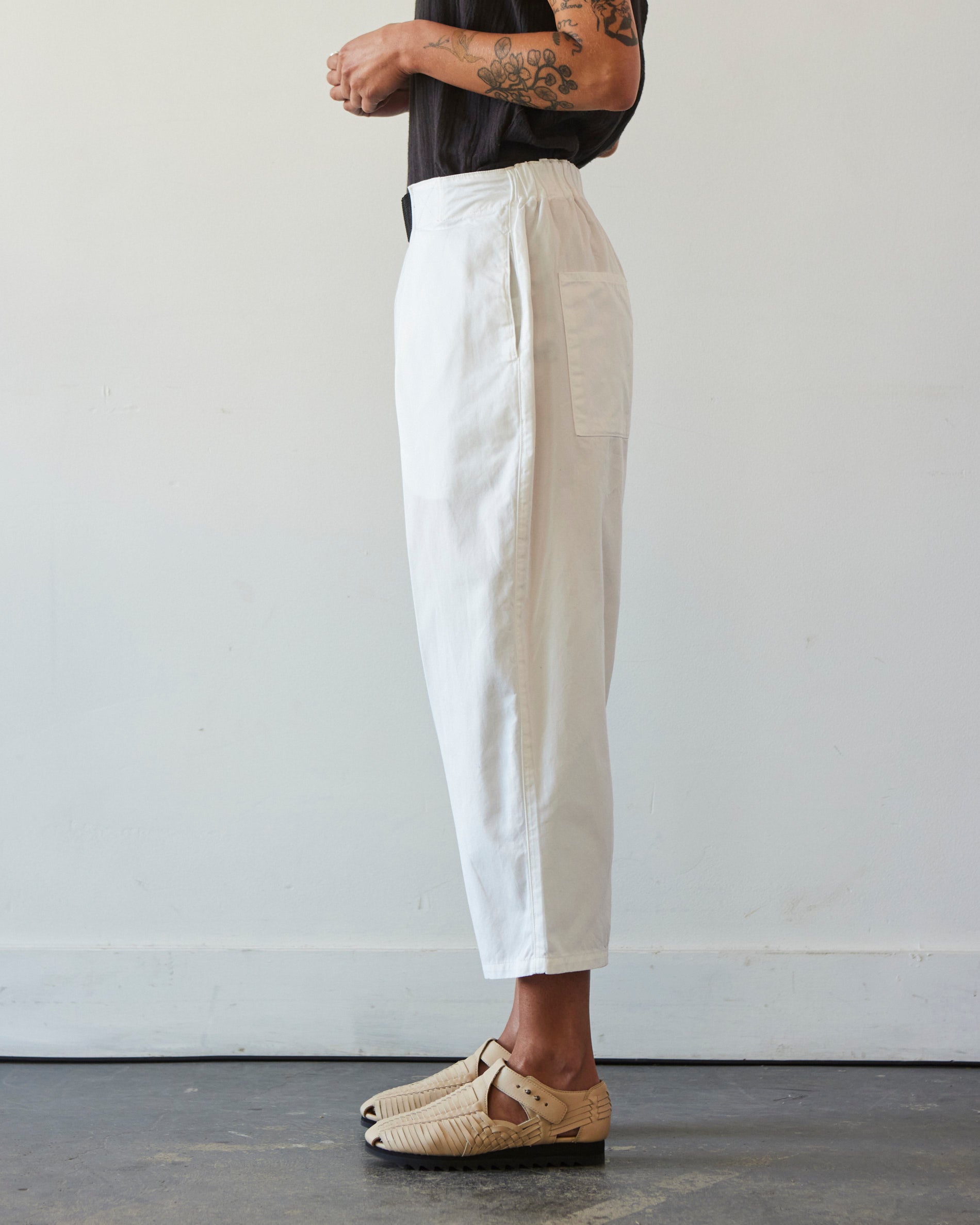 Kapital Easy Beach Go Pants, White Glasswing