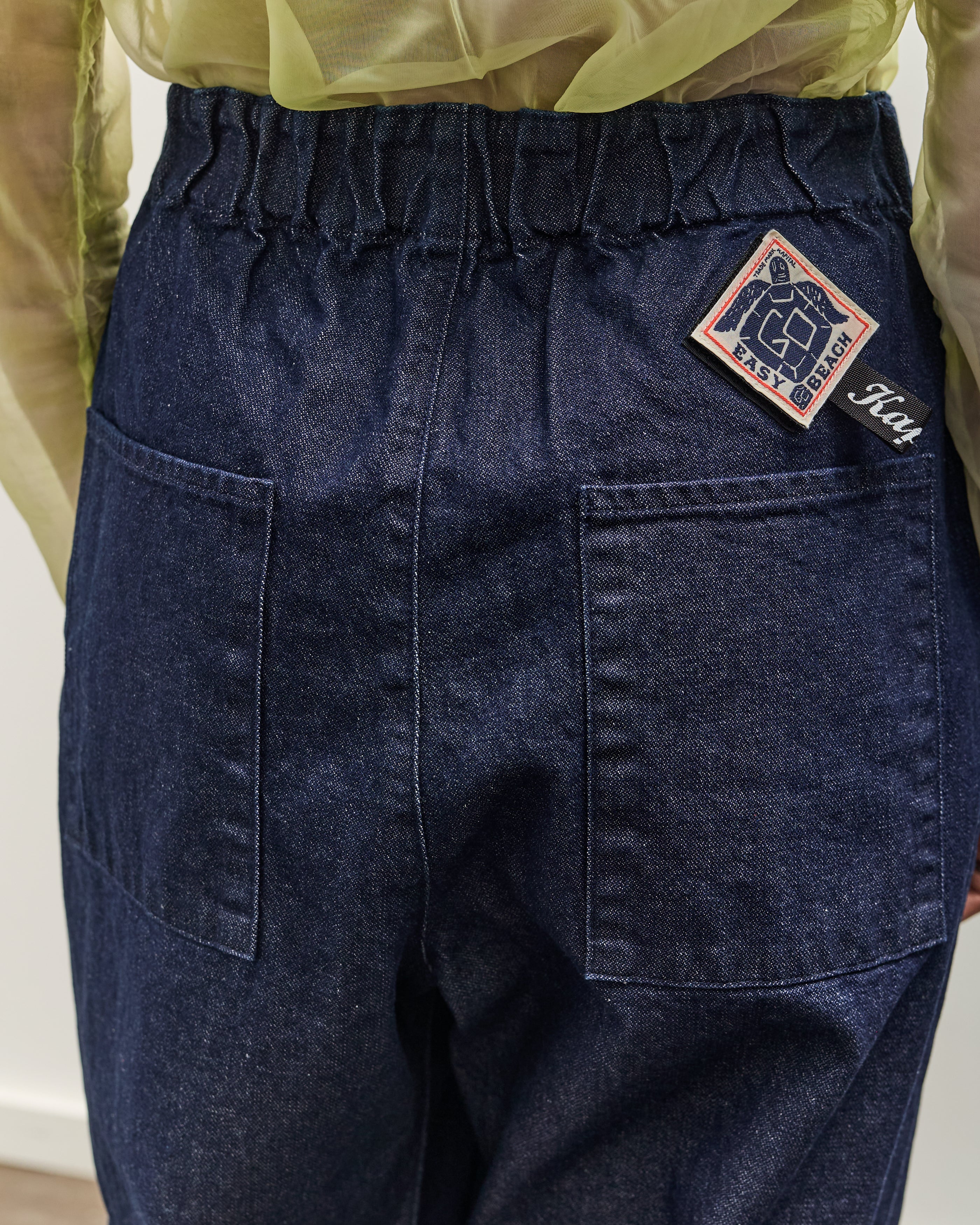 Kapital Easy Beach Go Pants, 12oz Broken Denim – Glasswing