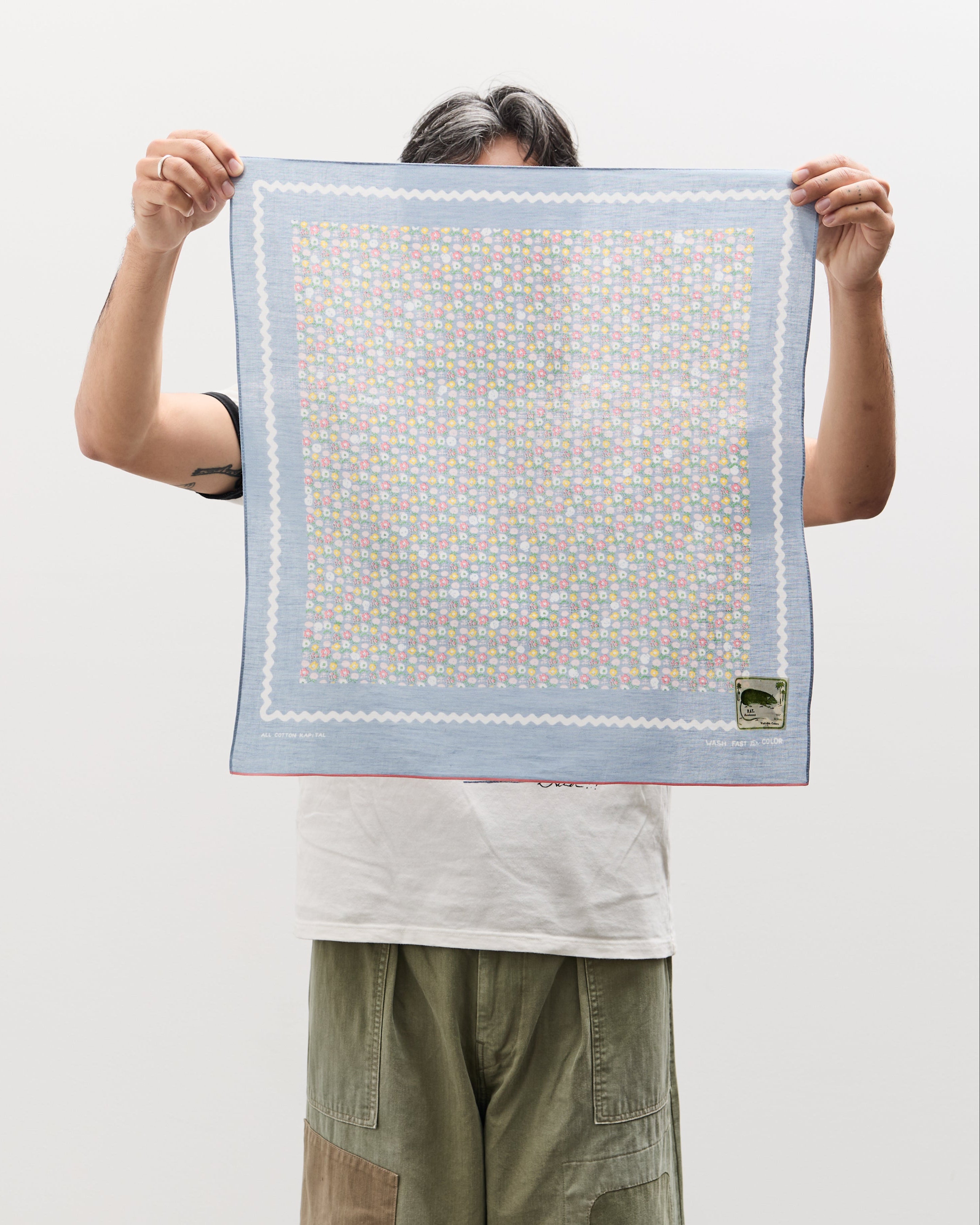 小物 Kapital Wool Scarf Sakura Kagami Fuji Kapital Wool Scarf Sakura Kagami Fuji