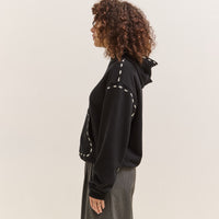 Kapital Fleece Marionette Hoodie, Black