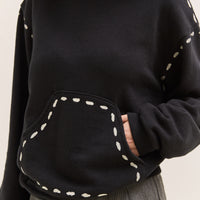 Kapital Fleece Marionette Hoodie, Black