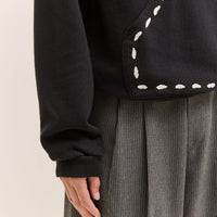 Kapital Fleece Marionette Hoodie, Black