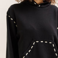 Kapital Fleece Marionette Hoodie, Black