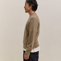 Kapital Fly Goose Wool Crew Neck Sweater Unisex, Beige