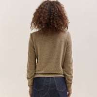 Kapital Fly Goose Wool Crew Neck Sweater, Beige