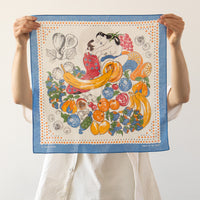 Kapital Fruit Shunga Bandana, Blue