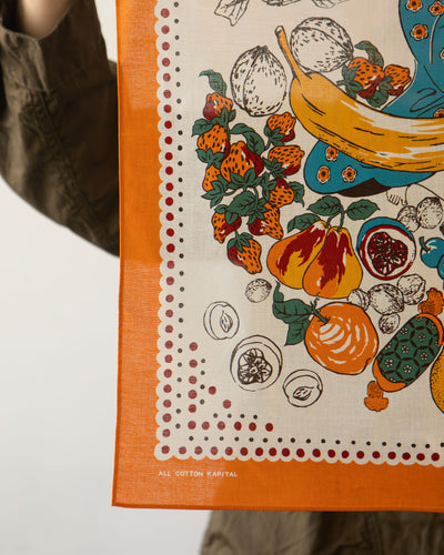 Kapital Fruit Shunga Bandana, Orange