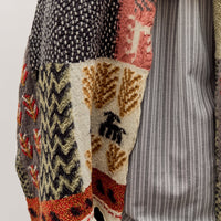 Kapital Fulling Wool Scarf Village Gabbeh, Red
