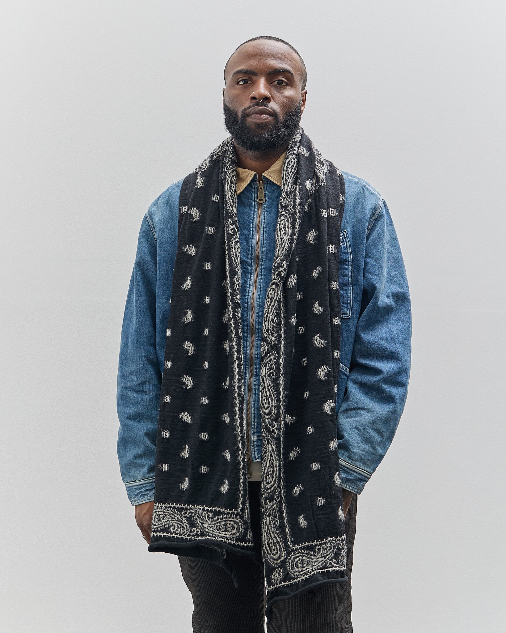 KAPITAL　サテン　ウエスタン　バラクラバ KAPITALサテンウエスタンバラクラバ