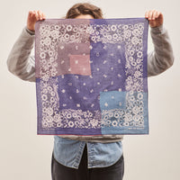 Kapital Garden Patchwork Bandana, Purple