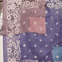 Kapital Garden Patchwork Bandana, Purple