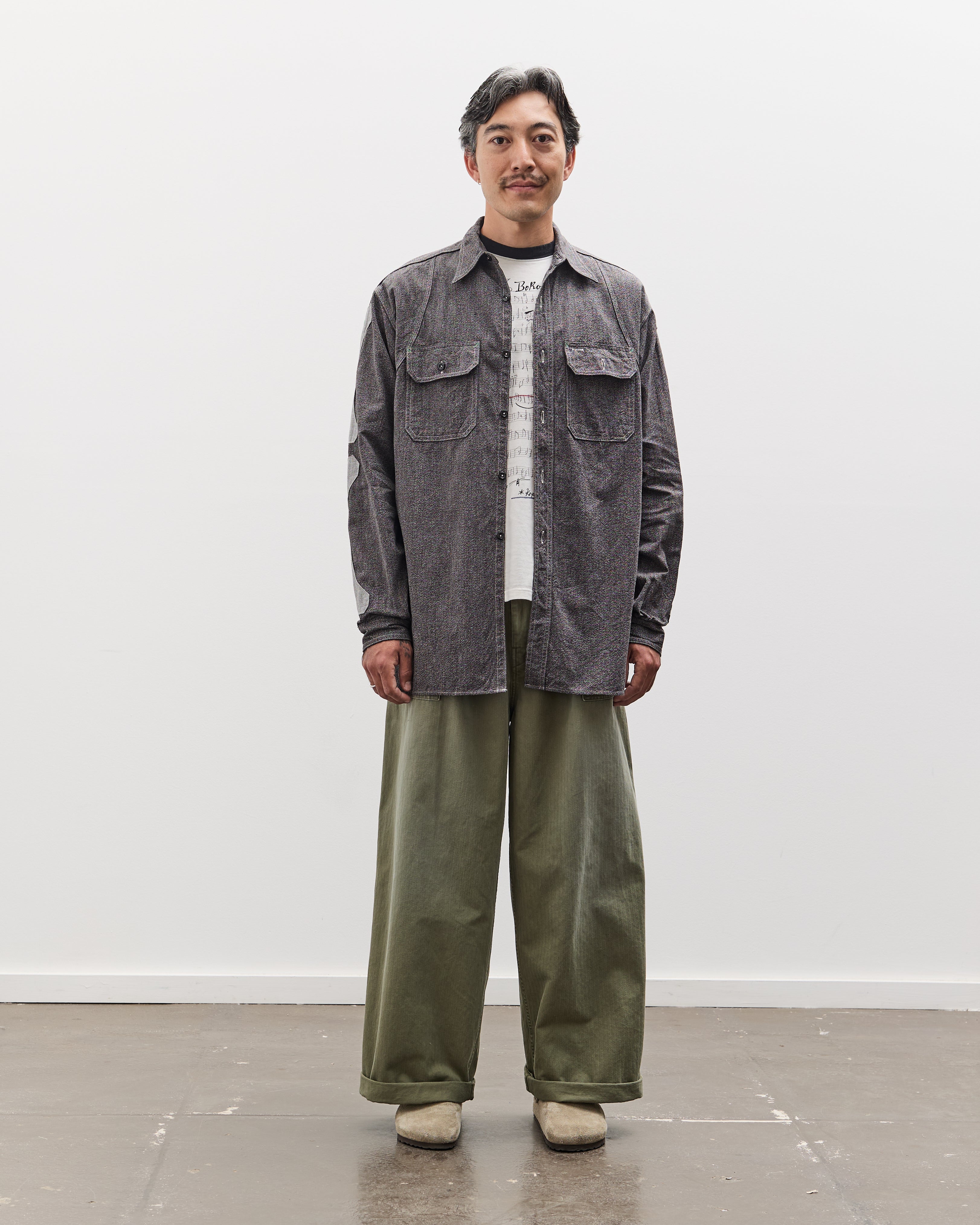 Falling Bones レザー シャツ 40 Falling Bones レザー シャツ 40 Falling Bones レザー シャツ