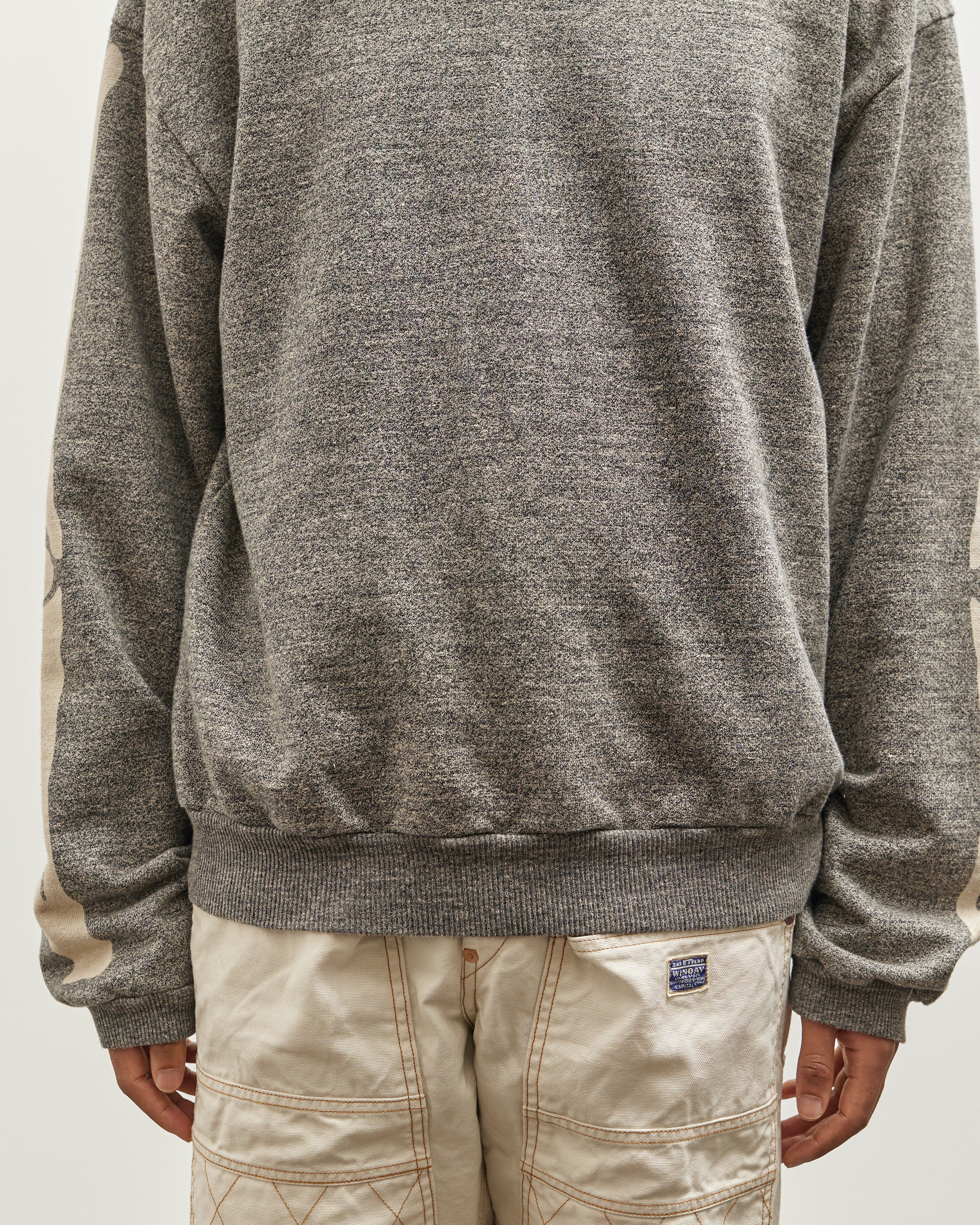 KAPITAL - 極美品 KAPITAL キャピタル GRANDRELLE FLEECE KNIT スウェット EK-1541LC サイズ2 グレー ベージュ コットン 中古 4c068458xx KAPITAL - 極美品 KAPITAL キャピタル GRANDRELLE FLEECE KNIT