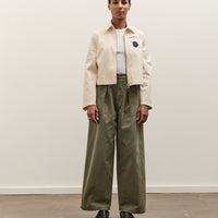 Kapital Herringbone FATIGUE Baggy Pants, Khaki