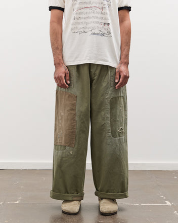Kapital Herringbone Fatigue Baggy Pants (Rushfield Remake)
