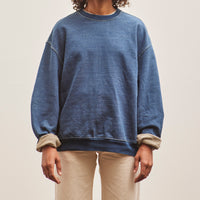 Kapital IDG SWT Knit T-BACK BIG SWT, Indigo