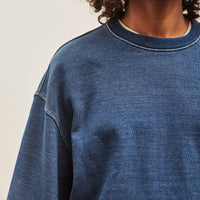 Kapital IDG SWT Knit T-BACK BIG SWT, Indigo