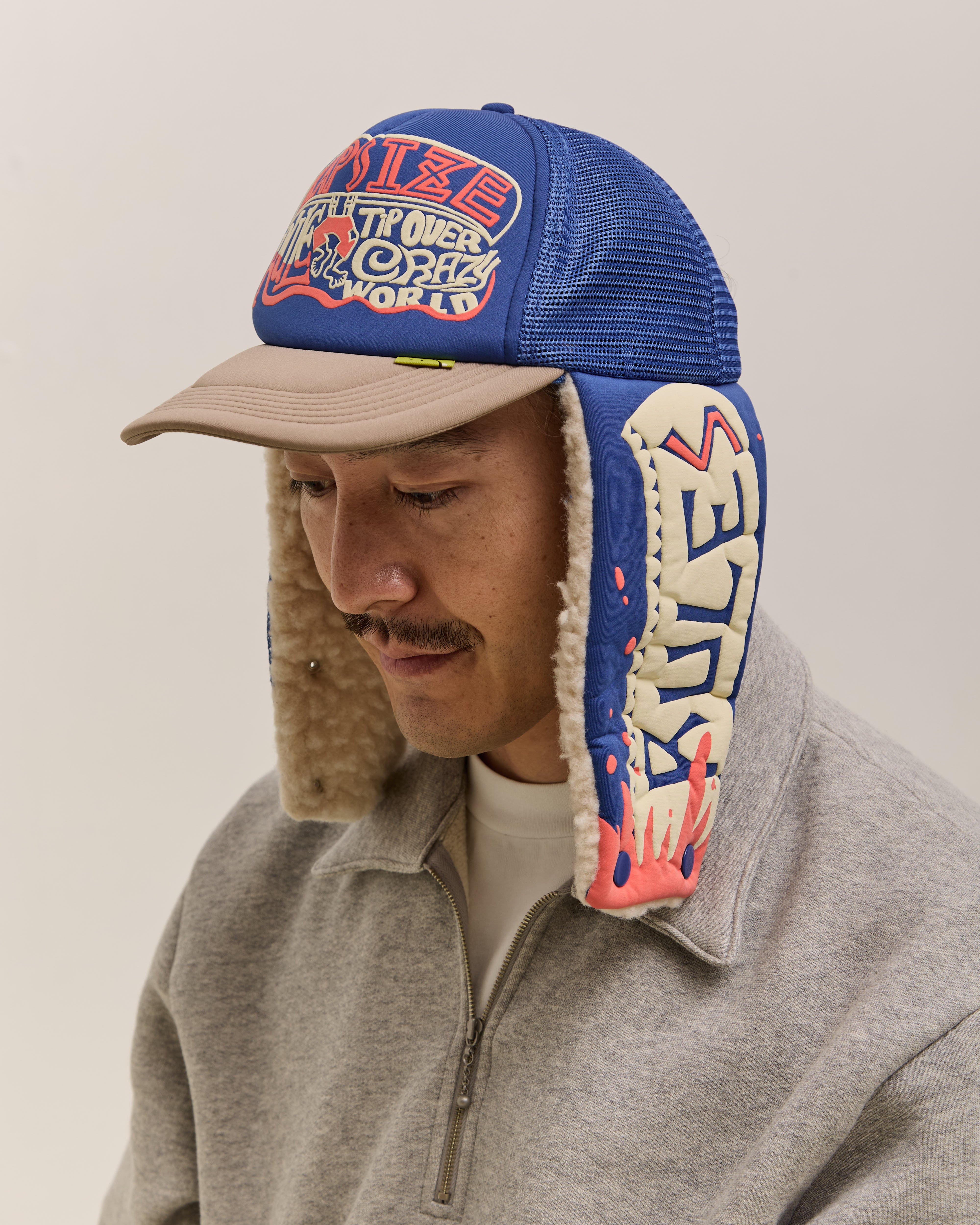Kapsize Rule Lumber Trucker Cap, Bluexmoca – Glasswing