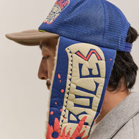 Kapital Kapsize Rule Lumber Trucker Cap, Bluexmoca