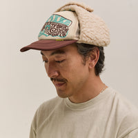 Kapital Kapsize Rule Lumber Trucker Cap, Kinarixbrown