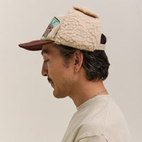 Kapital Kapsize Rule Lumber Trucker Cap, Kinarixbrown