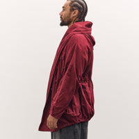 Kapital Katsuragi Cotton Ring Coat, Burgundy