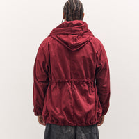 Kapital Katsuragi Cotton Ring Coat, Burgundy