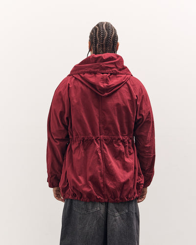 Kapital Katsuragi Cotton Ring Coat, Burgundy
