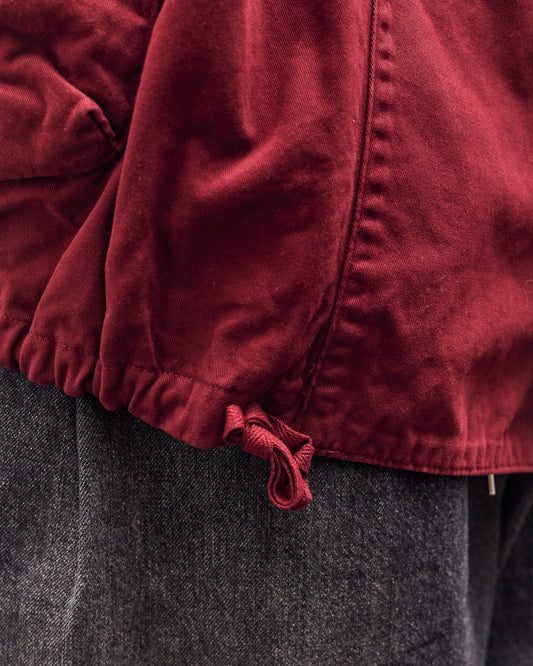 Kapital Katsuragi Cotton Ring Coat, Burgundy