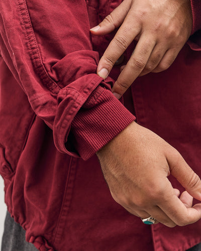 Kapital Katsuragi Cotton Ring Coat, Burgundy