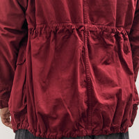 Kapital Katsuragi Cotton Ring Coat, Burgundy