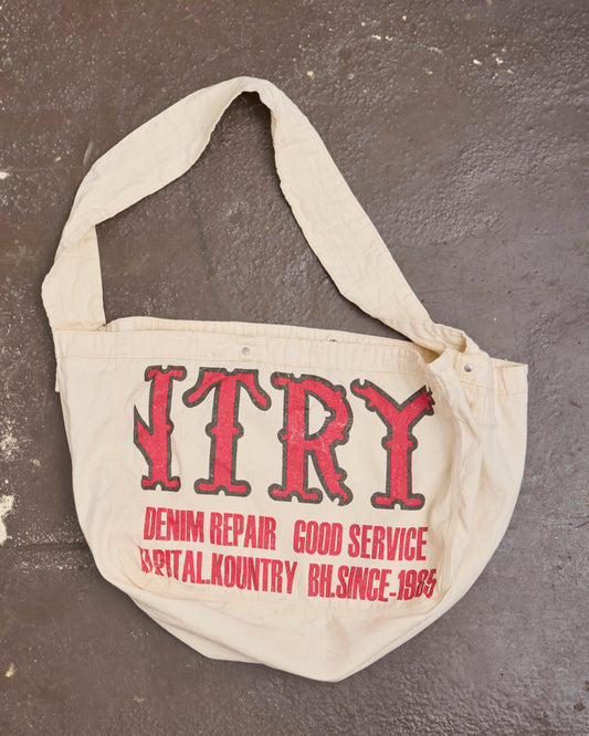 Kapital Kountry Newspaper Bag, Ecru