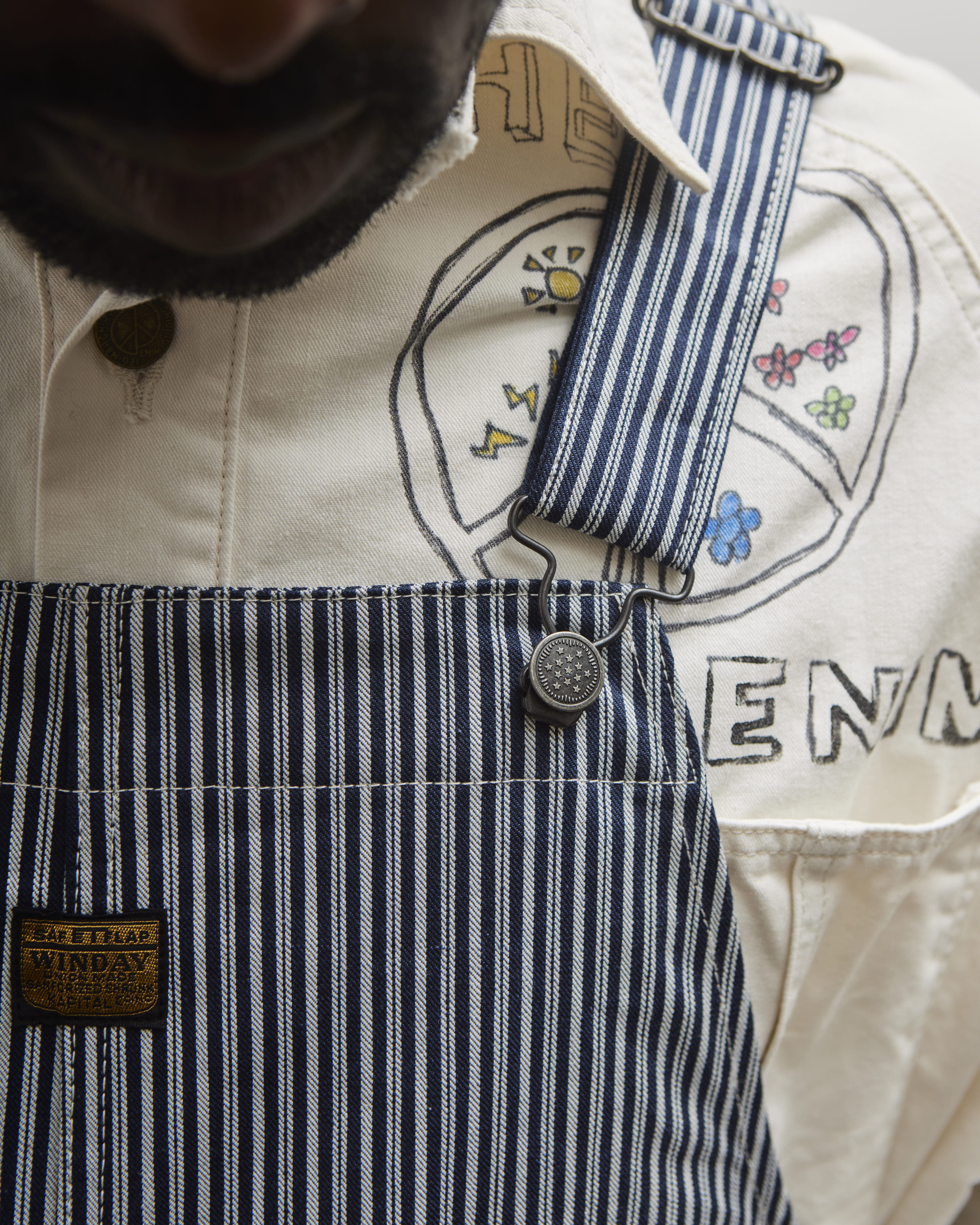 Kapital LIBERTY Hickoree AD Overall, Hickoree – Glasswing