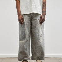 Kapital LIBERTY Hickoree FATIGUE Baggy Pants (RUSHFILED Remake), Hickoree