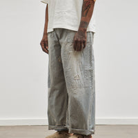 Kapital LIBERTY Hickoree FATIGUE Baggy Pants (RUSHFILED Remake), Hickoree