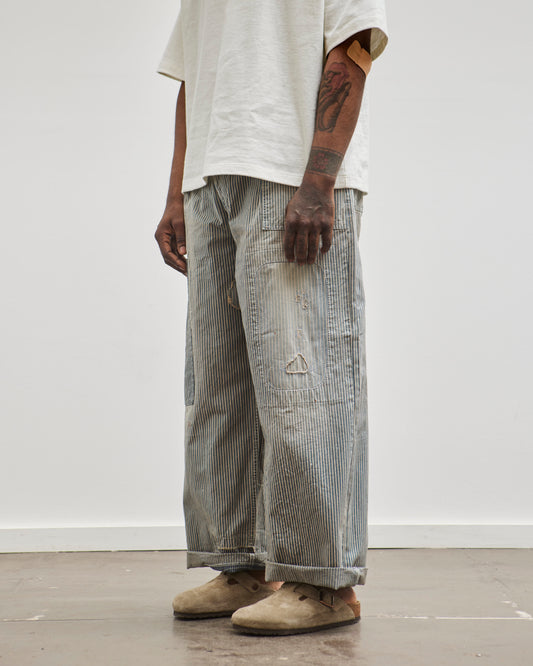 Kapital LIBERTY Hickoree FATIGUE Baggy Pants (RUSHFILED Remake), Hickoree